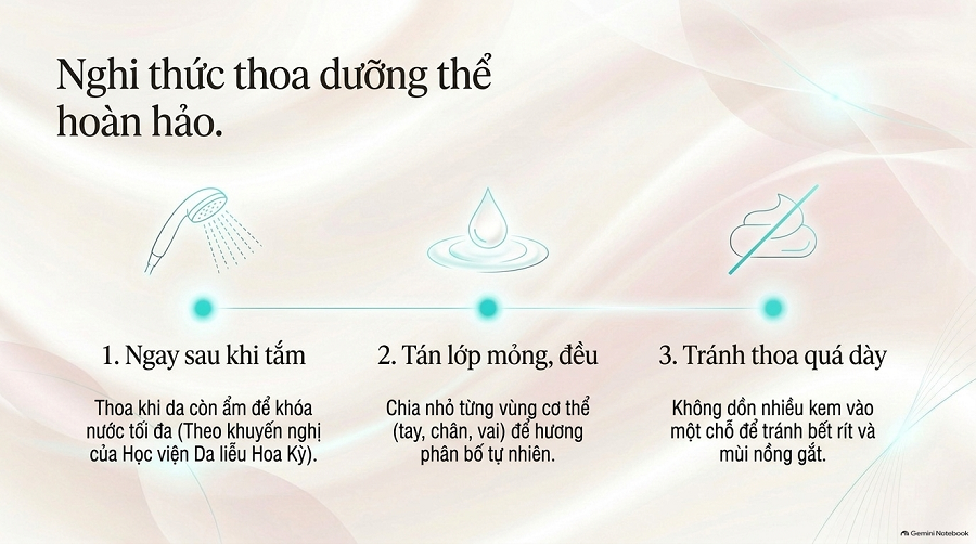 sữa dưỡng thể thơm lâu